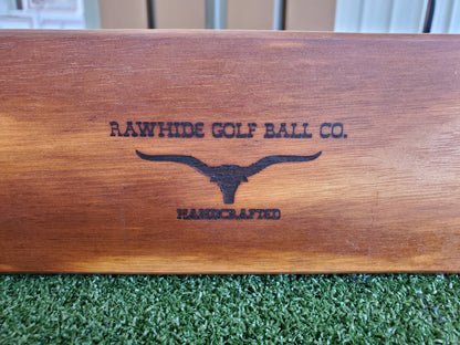 Brazilian Tigerwood Golf Ball Tray (Plus FREE Golf Balls!)