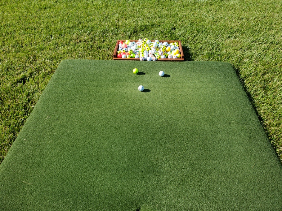 Brazilian Tigerwood Golf Ball Tray (Plus FREE Golf Balls!)